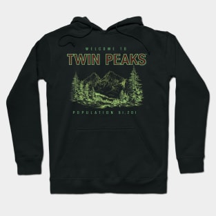 Twin Peaks - Souvenir Welcome to Twin Peaks TV Show Hoodie
